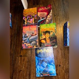5 Harry Potter Book Set Lot Years 1-5 Paperback